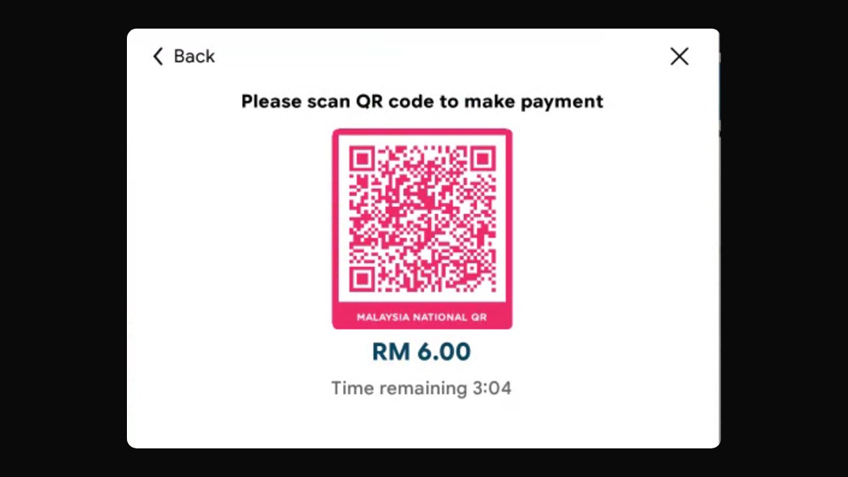 Built-in e-wallet QR payment